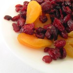 Photo of cranberries and apricots