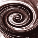 Photo of a chocolate swirl