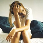 Photo of a woman with chronic fatigue