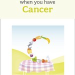 Photo of book cover how to eat well when you have cancer