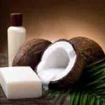 Photo of coconuts and coconut oil