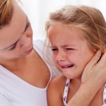 Phot of a child with earache