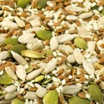 Photo of a mixture of healthy seeds